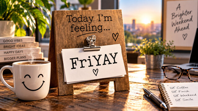 FriYAY Sunlit Office - Friday Lifestyle Concept