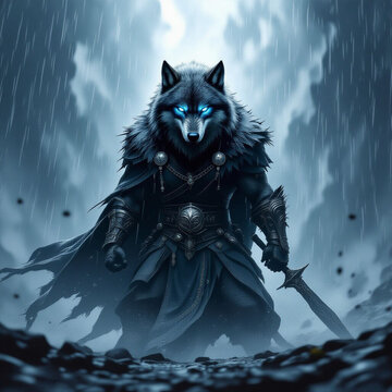 wolf in the night