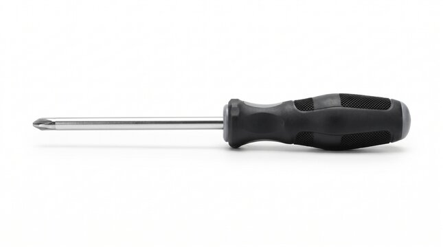 Title: Professional Phillips-Head Screwdriver Isolated on White Background