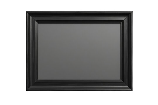 Classic black rectangular picture frame