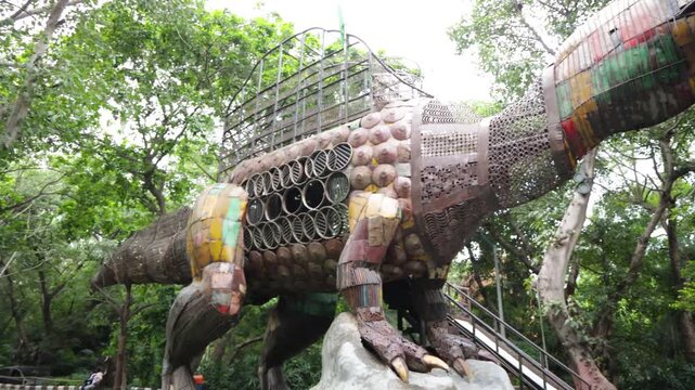 Waste to Wonder Park, Delhi, India &ndash; Giant Recycled Art Sculptures