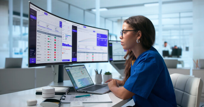 Clinical Trial Manager Analyzes Patient Enrollment Data