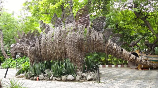 Waste to Wonder Park, Delhi, India &ndash; Giant Recycled Art Sculptures