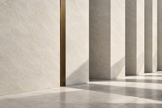 Limestone Architecture Corporate Law Background with Copy Space