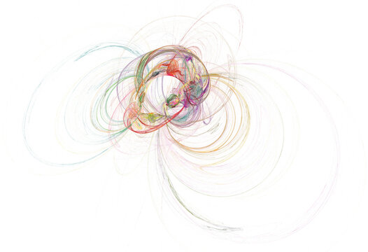 Crazy mystical coloured light effects. Incredible combinations of abstract light lines