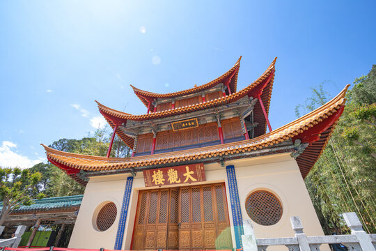 Daguan Tower traditional Chinese pavilion in Kunming, Yunnan