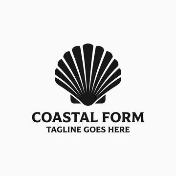 Scallop shell logo for Coastal Form.