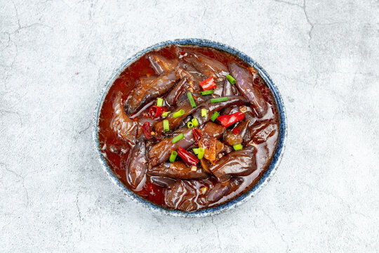 Braised Eggplant in Savory Chili Sauce