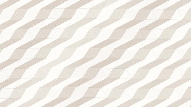 Minimalist beige and white wavy geometric pattern