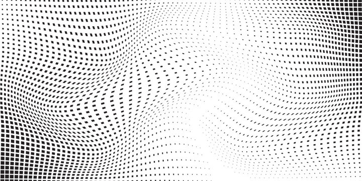 Modern dot grunge halftone gradient background. Faded grit noise texture. White and black sand wallpaper art abstract