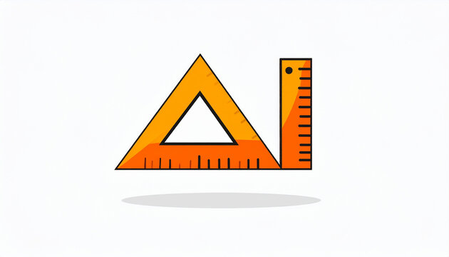 Geometric Triangle and Ruler for Measurement and Design