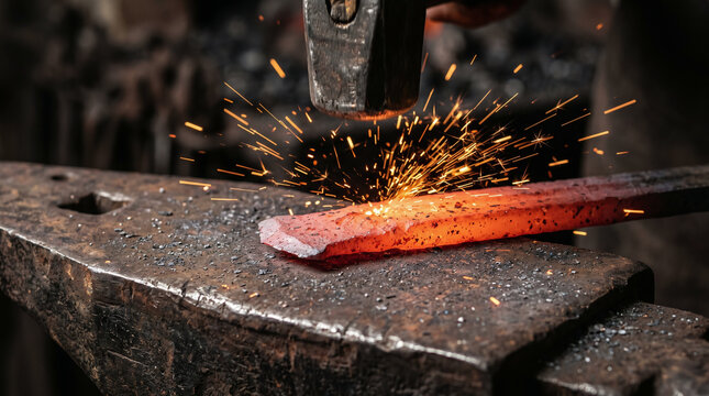 Micah 4, They will beat their swords into plowshares. A blacksmith forging deadly weapons into peaceful farming tools.