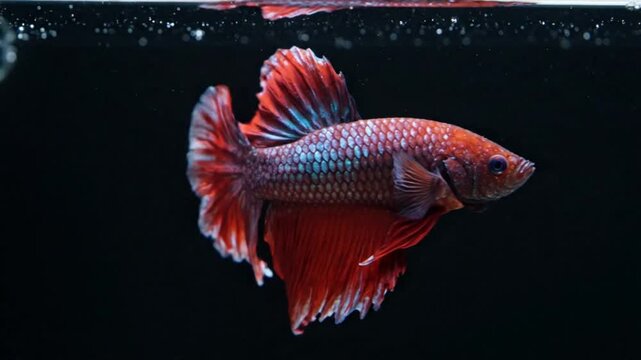 tropical fish in aquarium