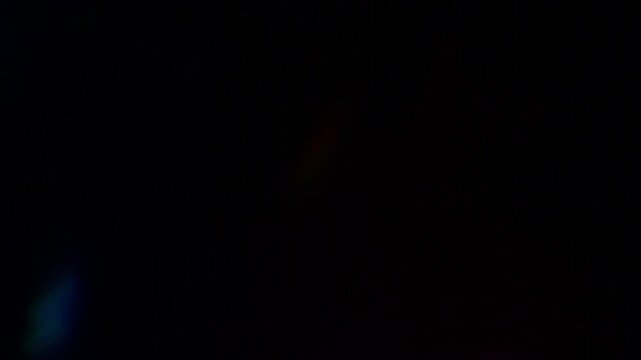 Modern rainbow flare effect featuring chromatic aberration for luxury film editing