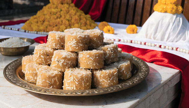 Traditional Bengali Chomchom Sweets