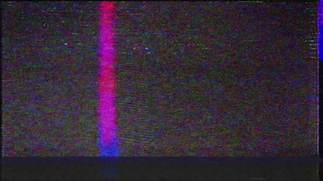 Retro VHS Flicker and Glitch Transition (Slowed)