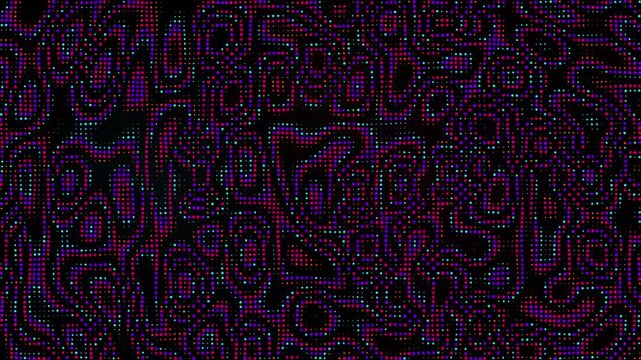 Abstract Neon Halftone Dot Pattern Background