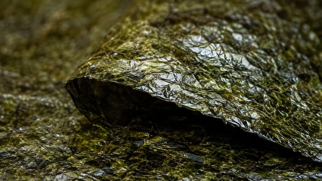 Nori Seaweed Texture Background