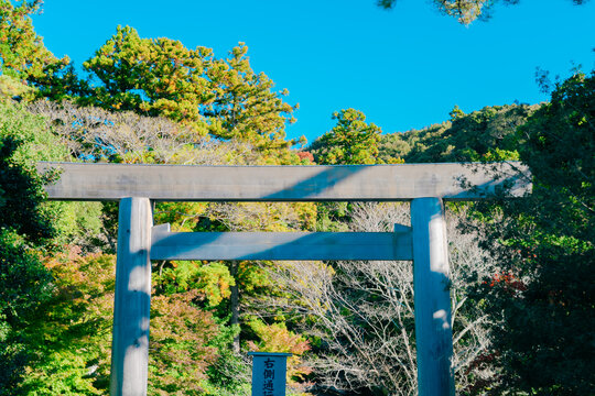 伊勢神宮の美しい風景