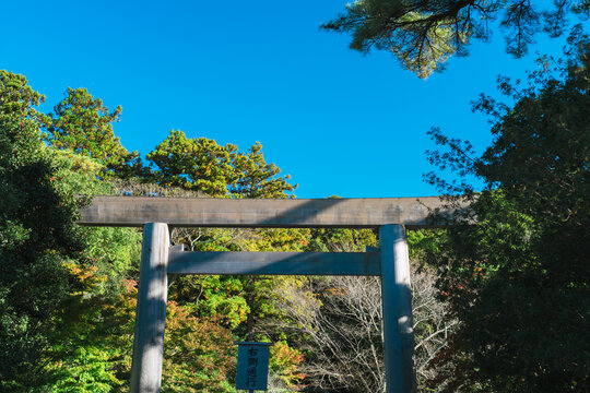 伊勢神宮の美しい風景