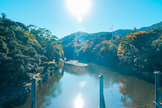 伊勢神宮の美しい風景