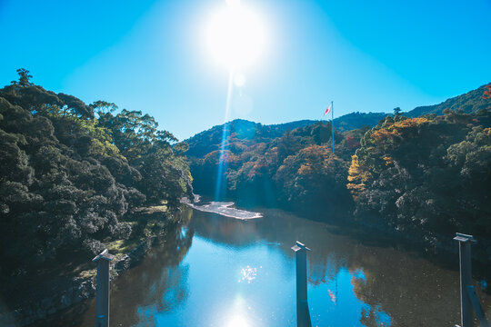 伊勢神宮の美しい風景