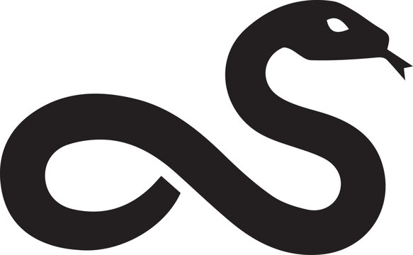 Modern Minimalist Snake Icon Collection &ndash; Set of Unique Reptile Symbols