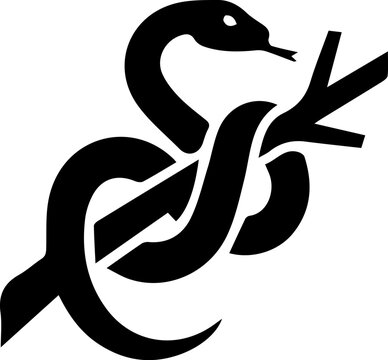 Modern Minimalist Snake Icon Collection &ndash; Set of Unique Reptile Symbols