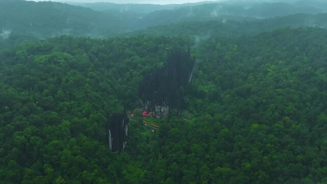 Aerial View of Yana Caves
