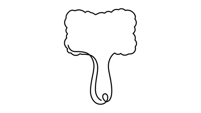 African Elephant Ear white background.