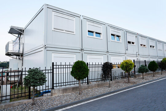 Housing container for refugees or construction workers.