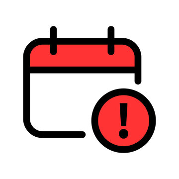 PNG Calendar alert icon design on transparent background