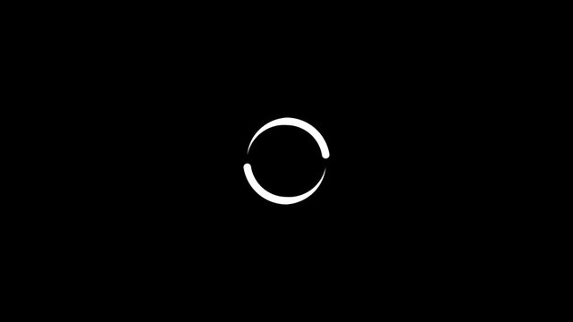 Circle loading animation featuring a loader, loading indicator, progress and progress indicator.