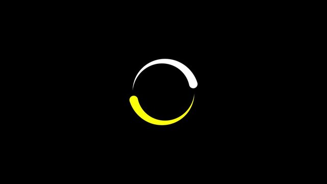 Circle loading animation featuring a loader, loading indicator, progress and progress indicator.