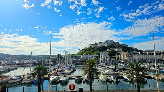 Rocky Shoreline Near Torquay Harbour, Devon