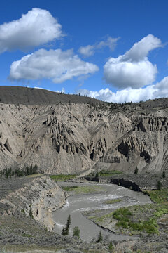 Farwell Canyon in Chilcotin River, British Columbia, Canada. Landscape of Canada