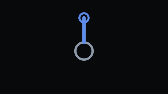 Lever Pivot with Ball Joint - Mechanical Systems and Gear Mechanisms Motion Graphics Animation