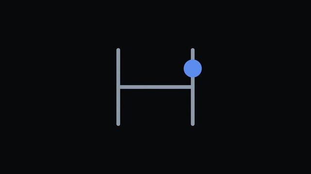Manual Transmission H-Pattern Shifter - Mechanical Systems and Gear Mechanisms Motion Graphics Animation