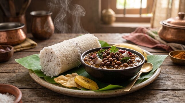 Indian Puttu Kadala Curry