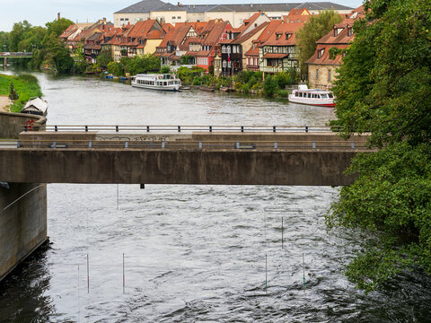 view of the old town in bamberg