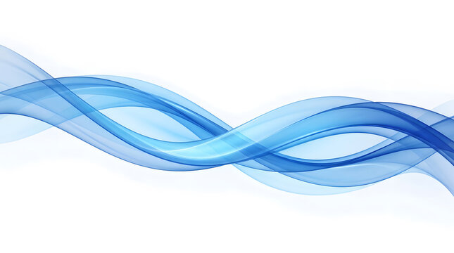 Fluid blue waves elegant flowing light background.