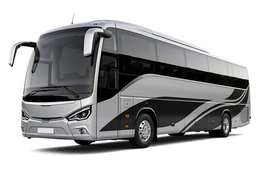 Modern passenger coach for travel and tours on a clean white background with tour bus luxury coach travel transportation charter bus public transport intercity bus road travel passenger vehicle