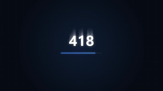 Adobe Stock logo expands from a central point with a blue light effect. animation reveal