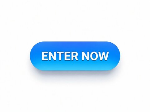 Bright blue call to action button with enter now text