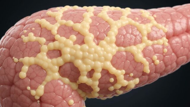 Pancreas Anatomy: Fat Infiltration Progression in Healthy Tissue