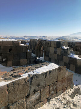 ruins of ancient place ani kars,turkey