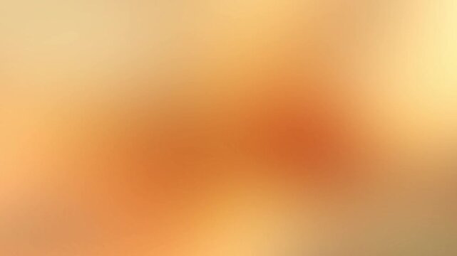 Warm amber orange and soft golden yellow abstract gradient background loop featuring smooth glowing fluid light motion Perfect for bright presentation overlays and intros