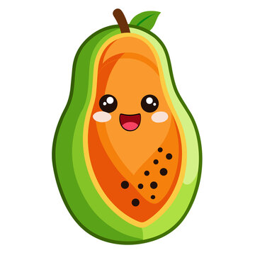 Cute kawaii ginger root character unique vector illustration, funny spice mascot with happy expression, natural healthy food cartoon graphic