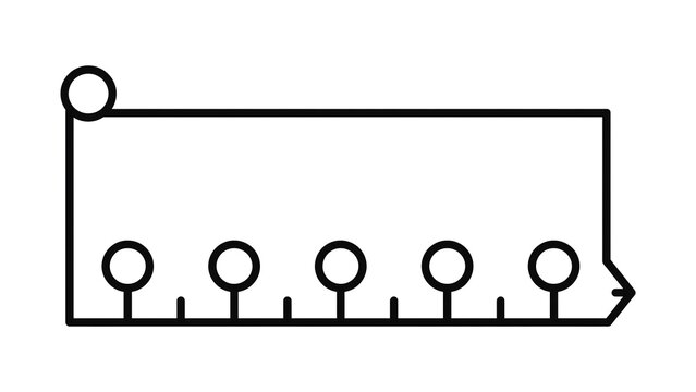 Conveyor belt system white background.