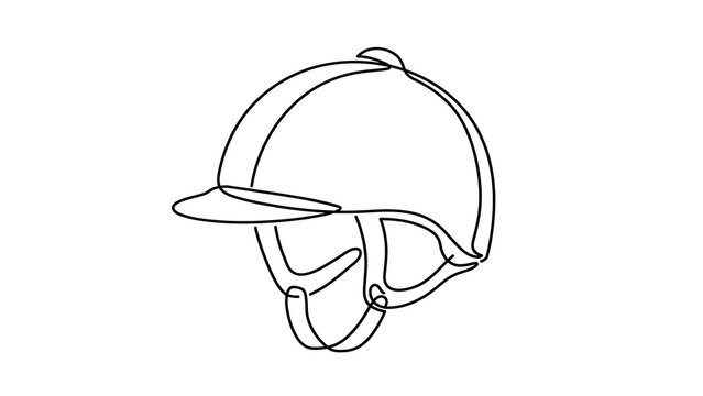 Cricket helmet white background.